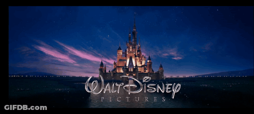 Walt Disney Pictures Logo With Castle GIF