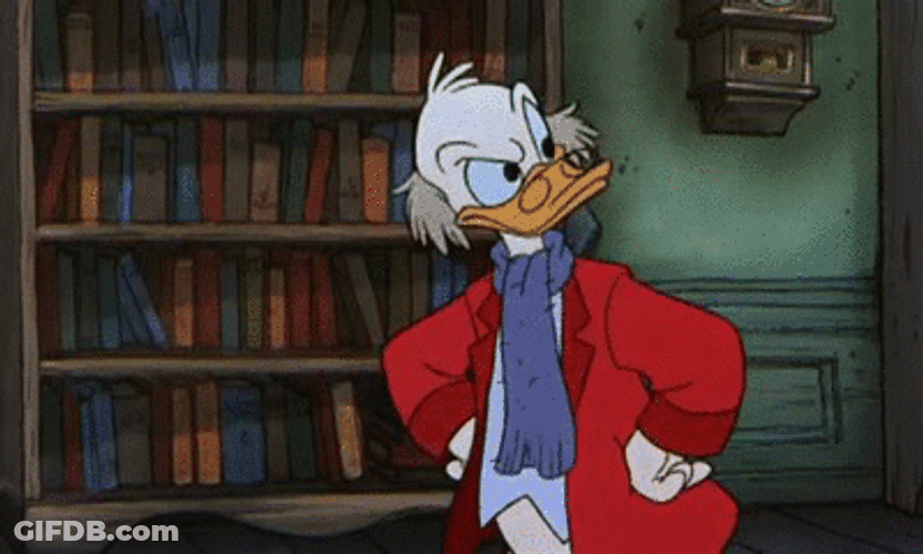 Walt Disney Scrooge Mcduck Nagging  Nephew Donald  Duck GIF