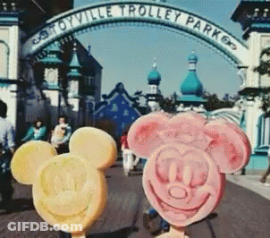 Walt Disney Statue With Mickey Mouse Goodbye Disneyland GIF