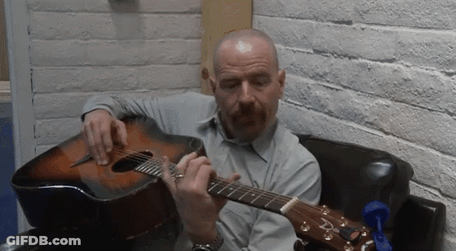 Walter Playing Guitar GIF