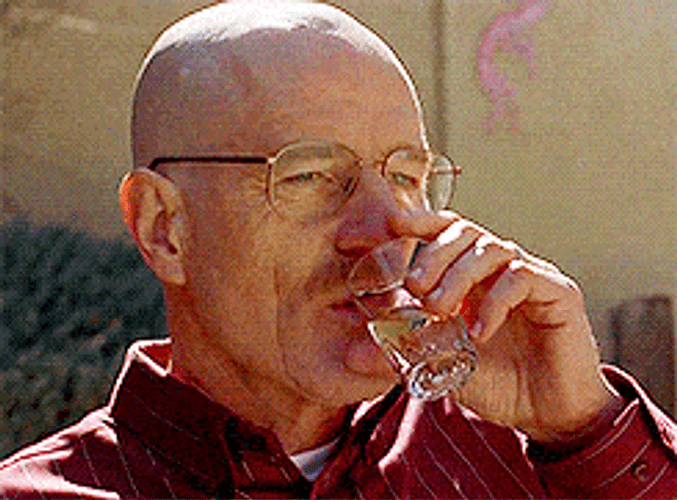 Walter White Drinking Tequila GIF