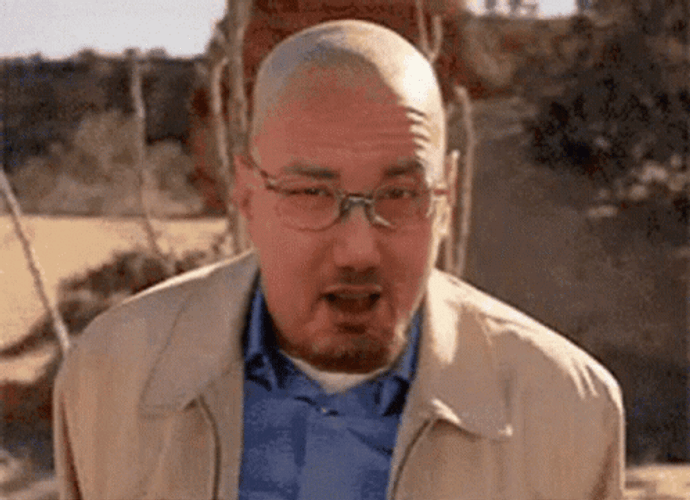 Walter White Falling Funny Face Swap GIF