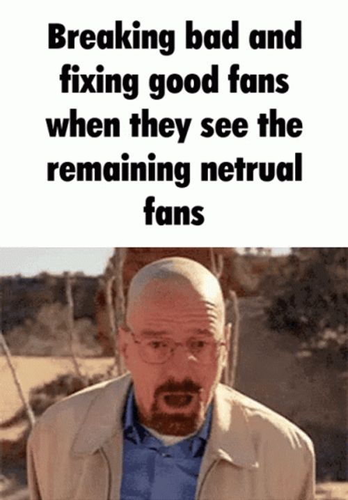 Walter White Falling Good Fans Meme GIF