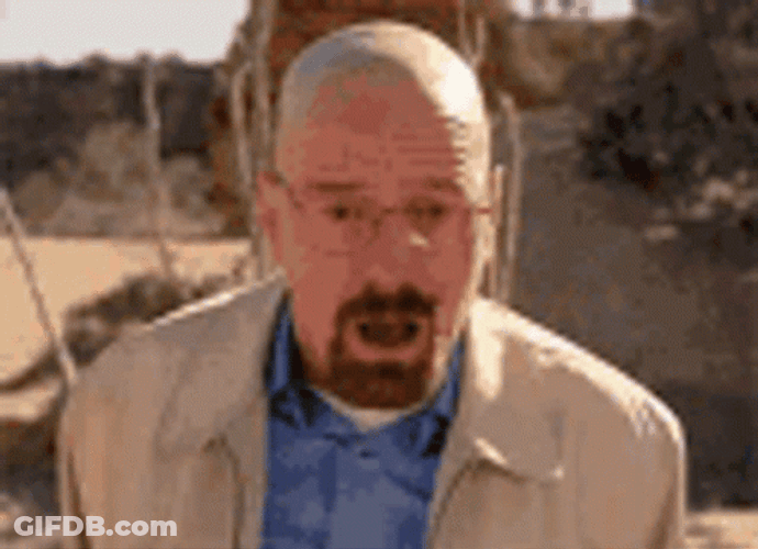 Walter White Falling White Light Passed Out GIF