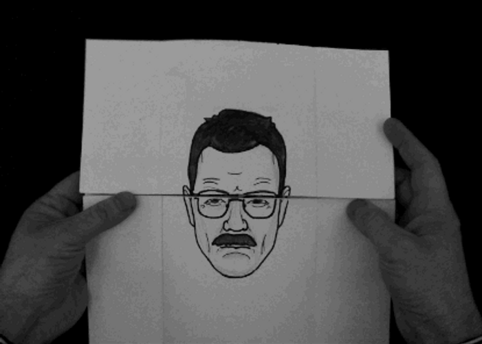 Walter White Flip Card GIF