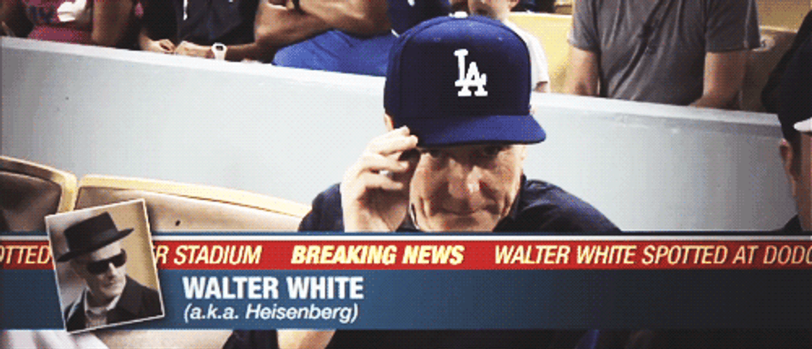 Walter White Heisenberg Breaking News GIF