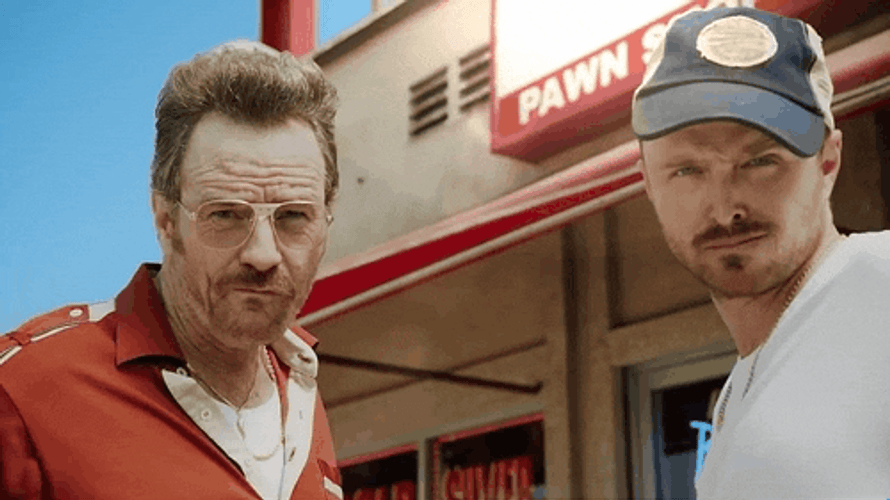 Walter White Jesse Pinkman High Five GIF