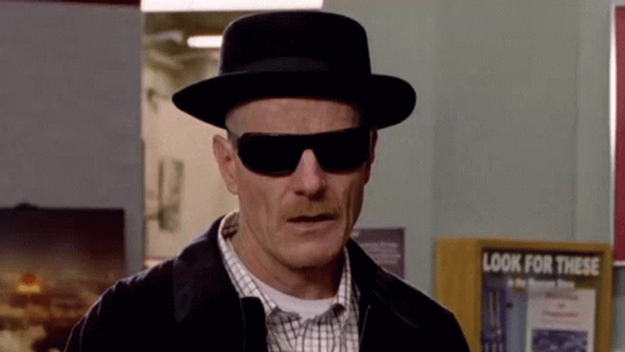 Walter White Meme Dramatic Glasses Removal GIF