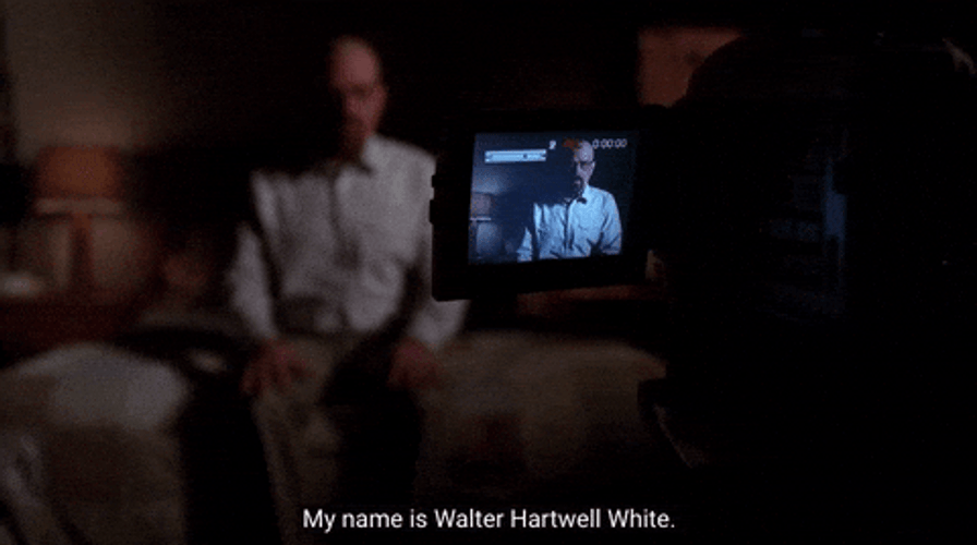 Walter White Meme My Name Is Walter White GIF