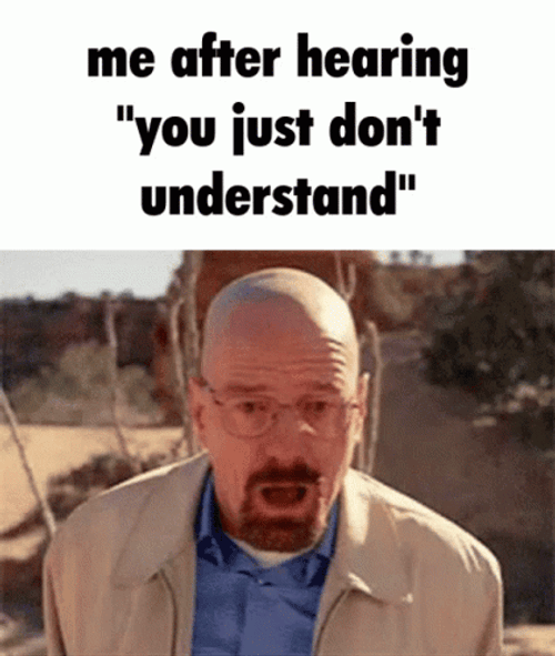 Walter White Reaction When Someone Don't Understand GIF