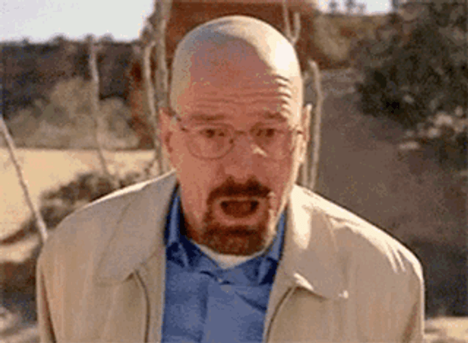 Walter White Shocked Crying GIF