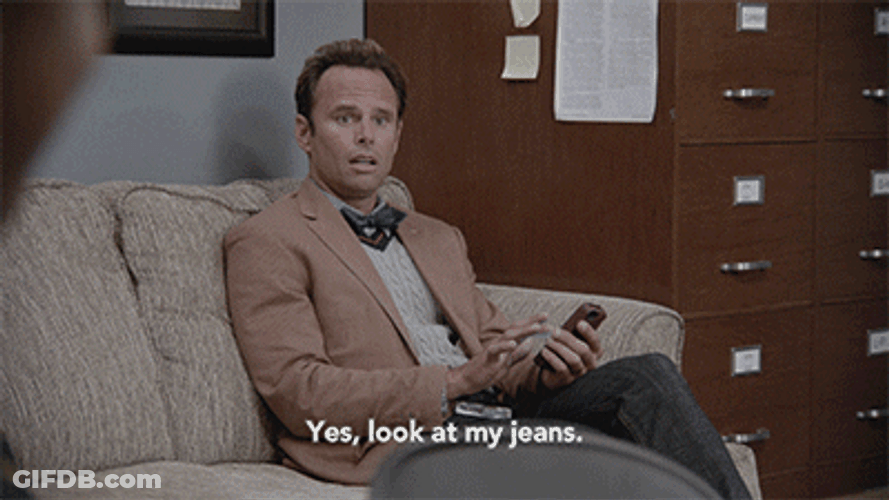Walton Goggins Look At My Jeans GIF