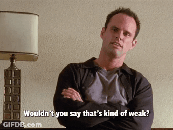 Walton Goggins That's Kind Of Weak GIF