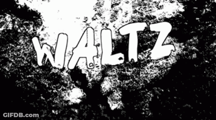 Waltz On The Water Text GIF