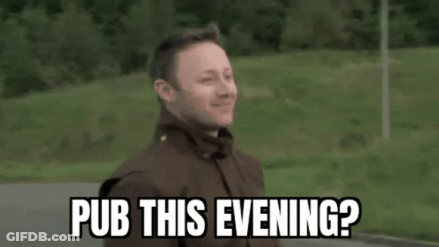 Wambulance Running Over PUB This Evening GIF