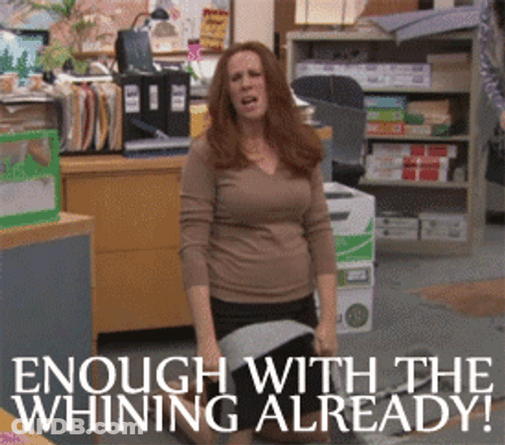 Wambulance Stop Whining The Office GIF