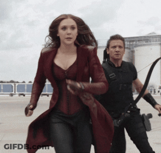 Wanda Maximoff Civil War GIF