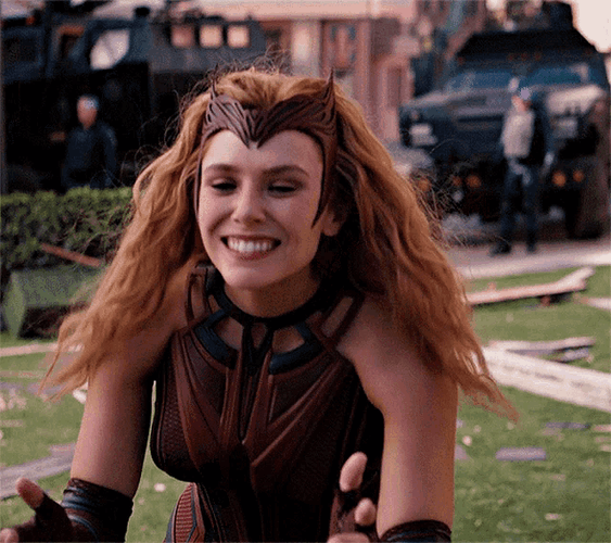 Wanda Maximoff Kissing Kids Come Here GIF