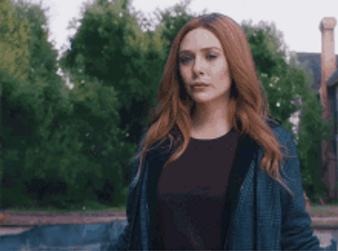 Wanda Maximoff Leaving GIF