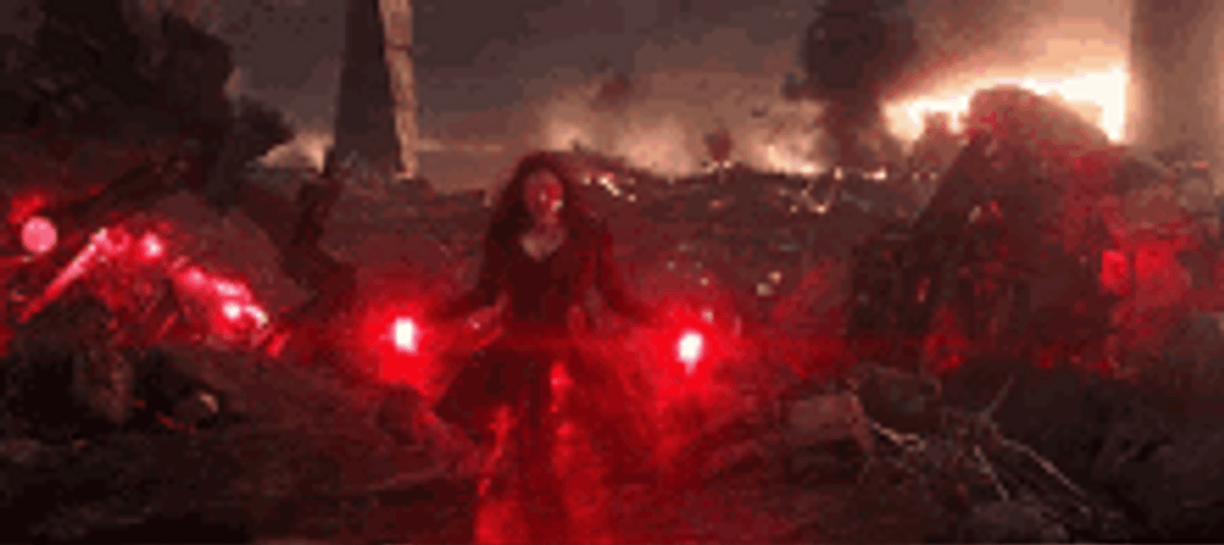 Wanda Maximoff Levitating GIF