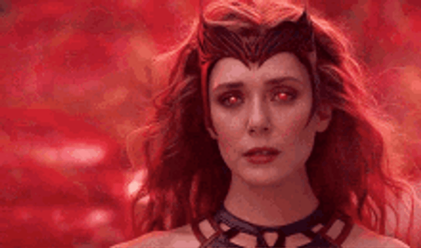 Wanda Maximoff Scarlet Eyes GIF