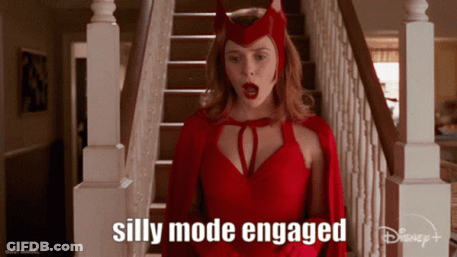 Wanda Maximoff Silly Mode Engaged GIF