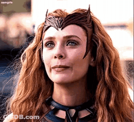 Wanda Maximoff Slow Motion No Nope GIF