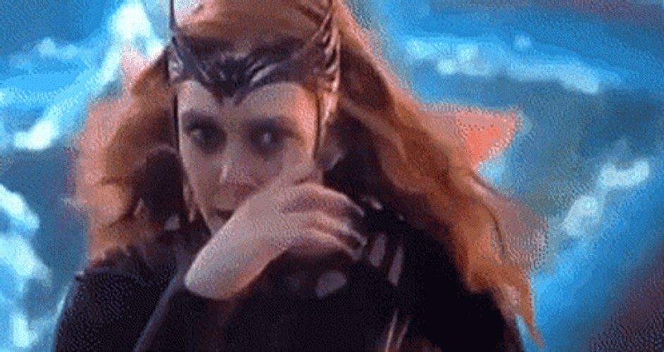 Wanda Maximoff SMH Shaking My Head Oh No GIF