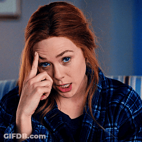 Wanda Maximoff Thinking Calculating Breaking 4Th Wall GIF