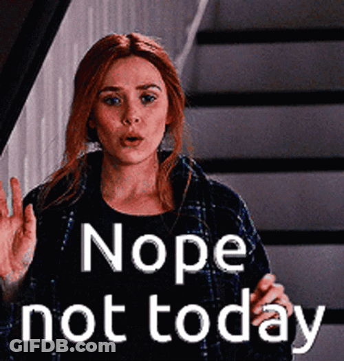 Wanda Nope Not Today GIF