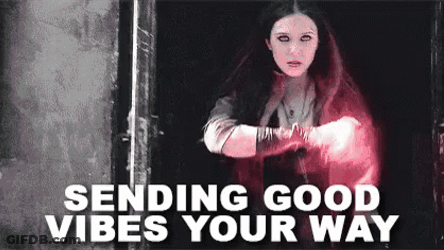 Wanda Olsen Sending Good Vibes GIF
