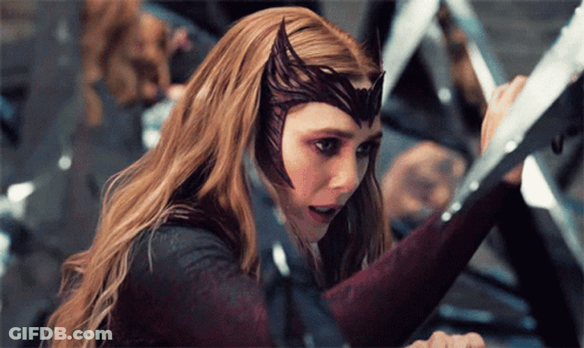 Wanda Vision Afraid Scarlet Witch Multiverse Of Madness GIF