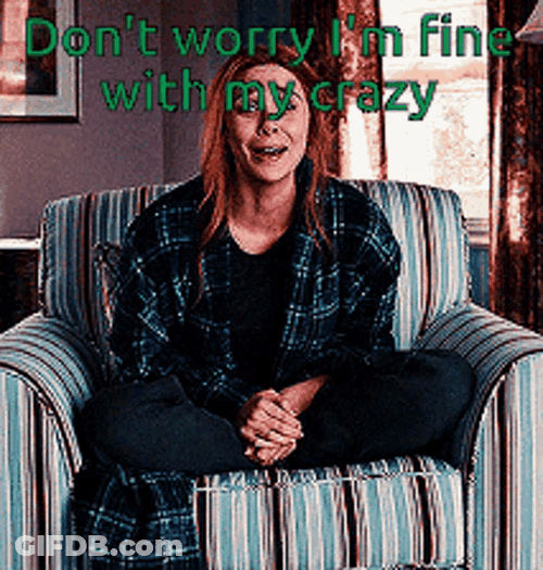 Wanda Vision Maximoff Don't Worry I'm Fine Crazy GIF