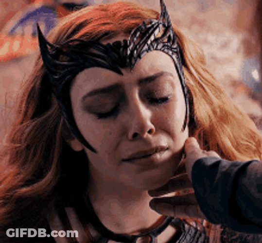 Wanda Vision Scarlet Witch Crying Multiverse Of Madness GIF