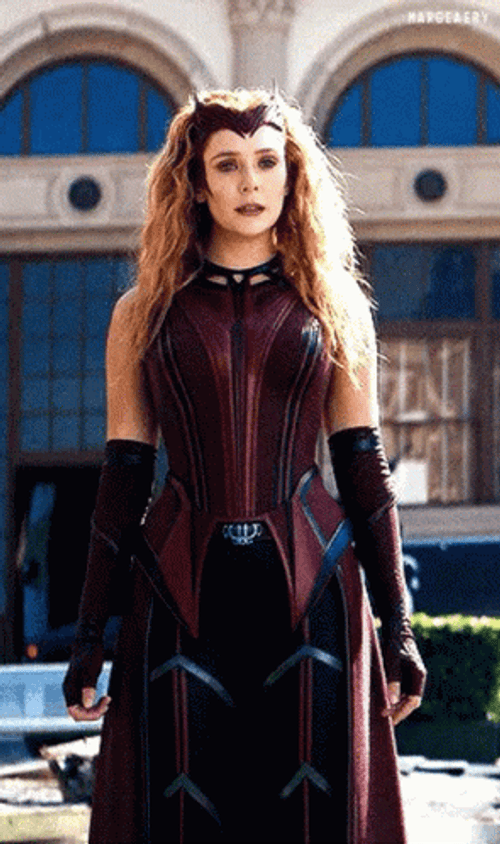 Wanda Vision Scarlet Witch Doctor Strange Multiverse Portrait GIF