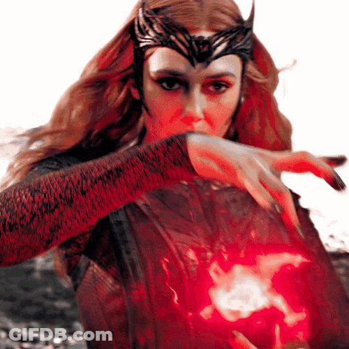 Wanda Vision Scarlet Witch Doctor Strange Multiverse Powers GIF