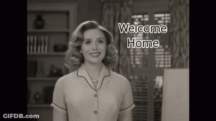 Wanda Vision Welcome Home GIF