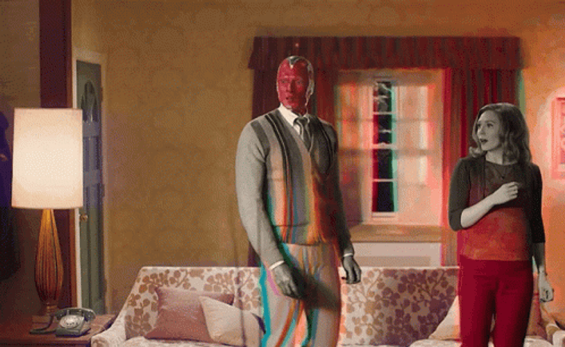 Wandavision Funny Couple GIF