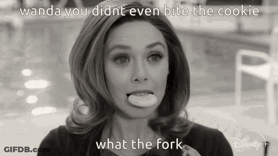 Wandavision Guilty Eating A Cookie GIF
