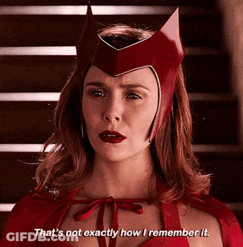 Wandavision Not Exactly I Remembered GIF