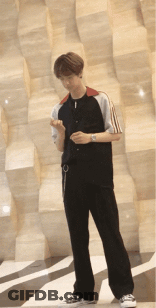 Wang Yibo Nail Biter GIF