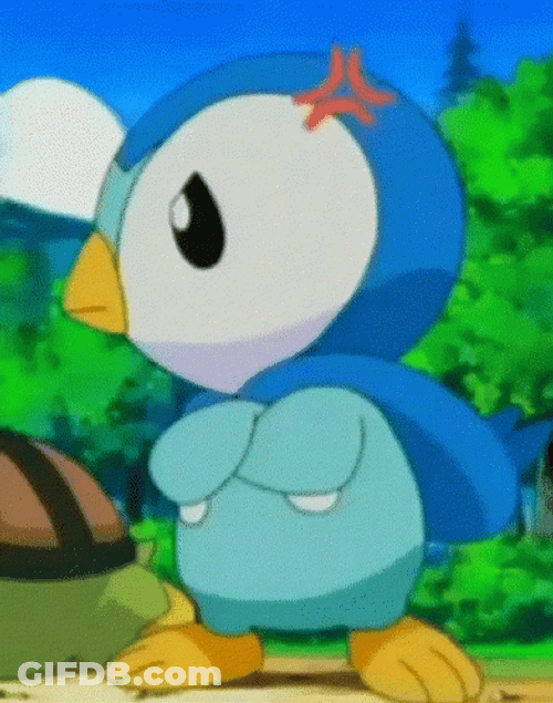 Wanna Fight Piplup GIF