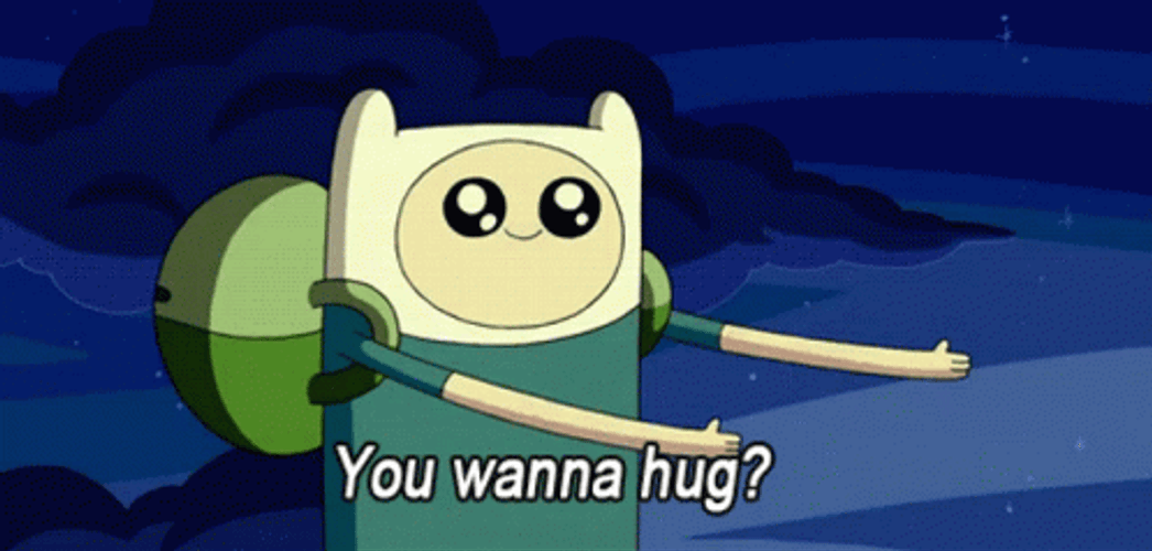 Wanna Hug Finn Adventure Time GIF