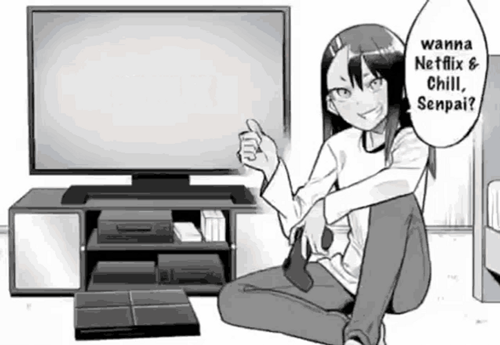 Wanna Netflix & Chill GIF