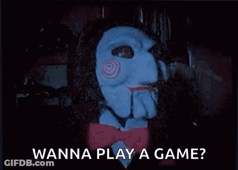 Wanna Play A Game Message GIF