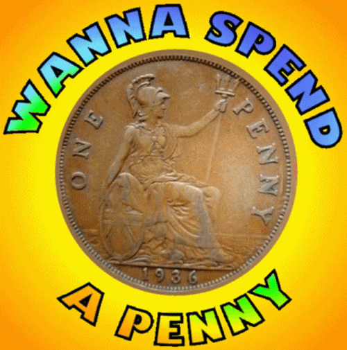 Wanna Spend A Penny Coin GIF