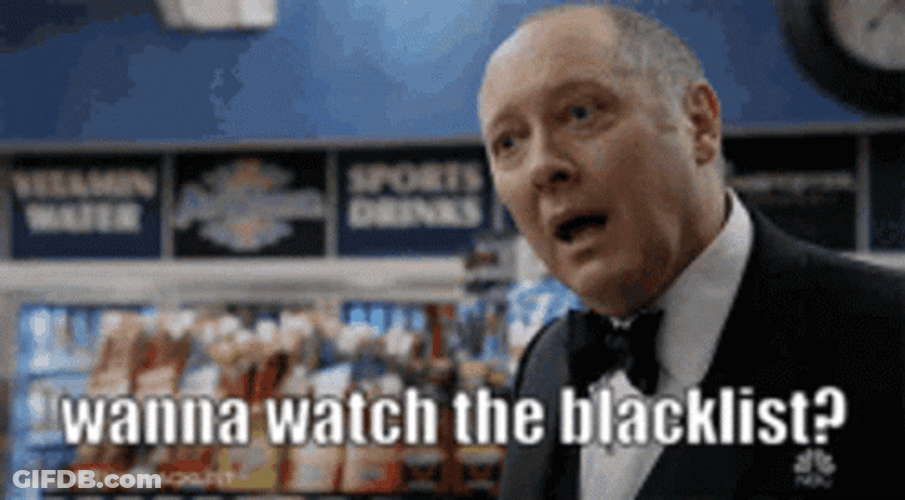 Wanna Watch The Blacklist Red GIF
