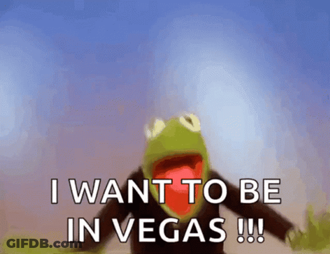 Want To Be In Las Vegas GIF