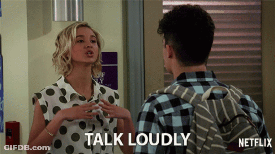 Wants Talking Loudly GIF