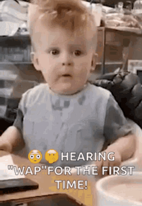 Wap First Time Reaction GIF